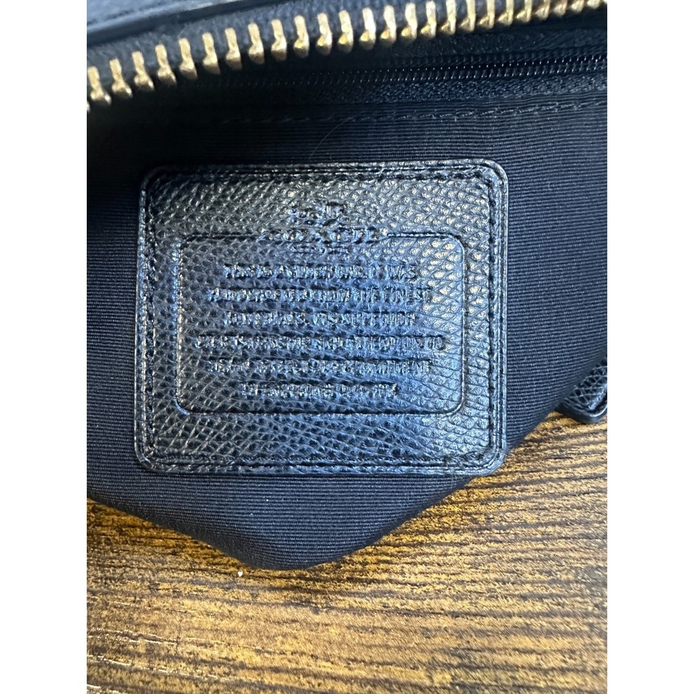Coach Christie Carryall Blk Crossgrain Leather Satchel Bag F36606 *No Strap - Picture 13 of 16